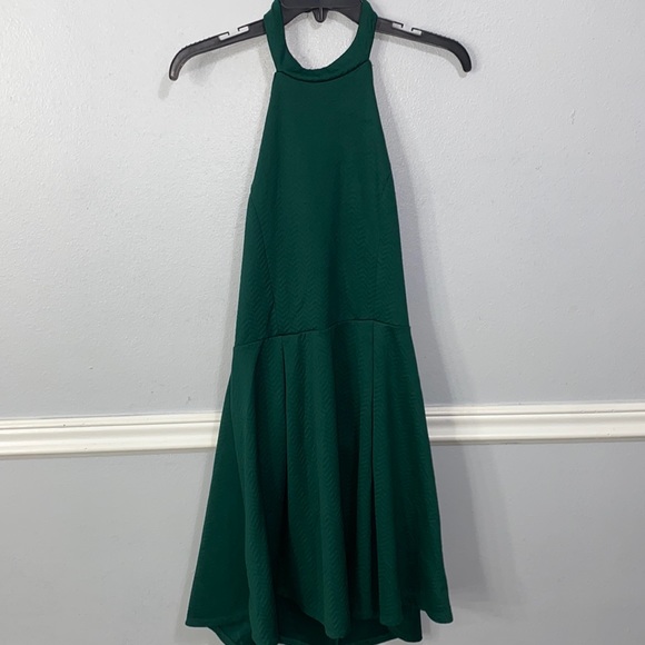 Charlotte Russe | Dresses | Charlotte Russe Emerald Green Halter Dress  Sizel | Poshmark